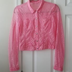 H&M lace jacket. Sz XS